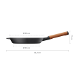Tigaie din fonta, antiaderenta, Fiskars Norden, Ø 24 cm