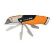 Cutit utilitar cu lama trapezoidala Fiskars CarbonMax, 1027222, 182 mm, 200 g