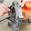 Fierastrau circular Black&Decker, CS1250LKA, 1250 W, 190X16, 65 mm, 2 discuri