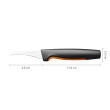 Cutit pentru decojit cu lama curbata Fiskars Functional Form, 7 cm