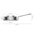 Tigaie pentru sote, din otel inoxidabil, antiaderenta, Fiskars Norden 1067634, Ø 26 cm
