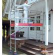 Schela mobila Krause Protec din aluminiu, KR-910097, 0.7 x 2 m, 4.30 m (0+Comp.)