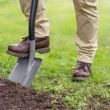 Cazma pentru plantat si bordurat Fiskars Ergonomic, varf rotunjit, 1255 mm, 1890 g