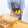 Masina de frezat DeWalt, DW621KT-QS, 1100 W, viteza variabila, valiza pentru transport