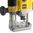 Masina de frezat DeWalt, DW621KT-QS, 1100 W, viteza variabila, valiza pentru transport