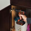 Masina de gaurit si insurubat Black&Decker, BDCDC18KB,  2 acumulatori LI-ion 1.5Ah 18V