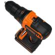 Masina de gaurit si insurubat Black&Decker, BDCDD186KB, 2 acumulatori LI-ION 1.5Ah 18V, cutie pentru transport