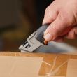 Cutit utilitar pliabil cu lama trapezoidala Fiskars CarbonMax, 1027224, 170 mm, 170 g