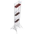 Schela mobila Krause Protect din aluminiu, KR-910202, 0.6 x 2 m, 12.30 m (0 + 1 + 2 + 3 + 4 + 6 + roti)