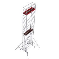 Schela mobila Krause Protec din aluminiu, KR-910189, 0.6 x 2 m, 10.30 m (0 + 1 + 2 + 3 + 6 + roti)