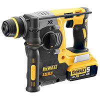 Ciocan rotopercutor DeWalt, DCH273P2T, 2 acumulatori XR Li-Ion 18 V, SDS-Plus, valiza pentru transport