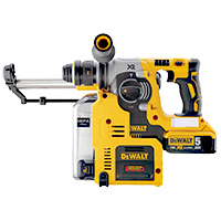 Ciocan rotopercutor DeWalt, DCH275P2, 2 acumulatori XR Li-Ion 18 V inclusi, valiza pentru transport + mandrina rapida 13 mm