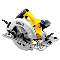 Fierastrau circular DeWalt, DWE576K, adancime 61 mm, compatibil cu sistemul de ghidare cu sine, valiza pentru transport