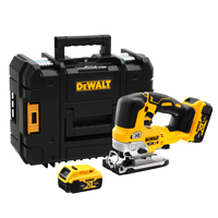 Fierastrau pendular DeWalt, DCS334P2, 2 acumulatori XR LI-Ion 18 V 5.0 Ah, valiza pentru transport