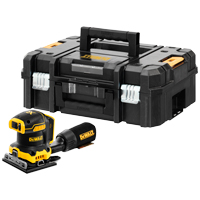 Slefuitor cu vibratii DeWalt, DCW200NT, acumulator XR Li-Ion 18 V 5.0 Ah, 108 x 115 mm, geanta pentru transport, motor fara perii
