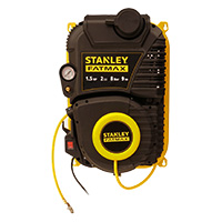 Compresor de perete fara ulei Stanley FMXCMD152WE, 8bar, 1.5 Cp, 2 l, furtun 9 m