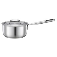 Cratita cu capac, din otel inoxidabil, fara acoperire antiaderenta, Fiskars All Steel, 1.5 l 