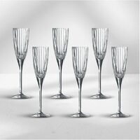 Pahare sampanie / prosecco, set 6 buc