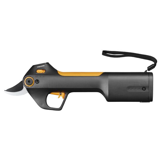 Foarfeca electrica de vie M Fiskars, lama pas cu pas