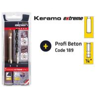 Set doua burghie Alpen pentru ceramica si beton, ALPEN KERAMO EXTREME ATM2, 10MM