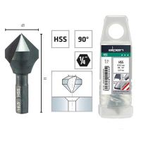 Tesitor, Alpen HSS, 90o, coada hexagonala 1/4'', Z3, Ø 6.3 mm