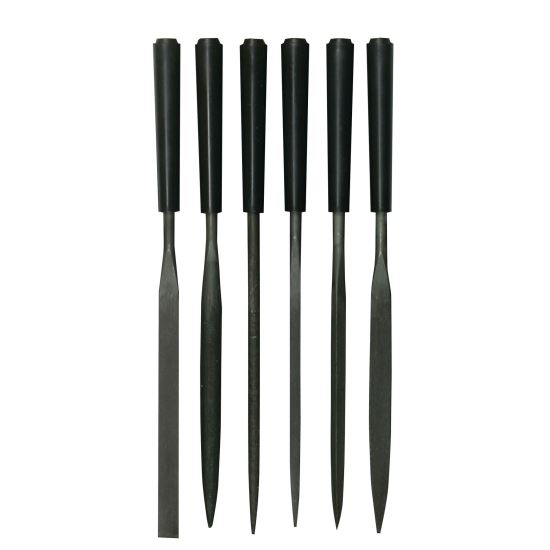 Set de 6 pile fine Stanley, 0-22-500, 160 mm