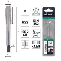 Tarod o trecere, ALPEN FILET METRIC DIN352, P0.5, M3