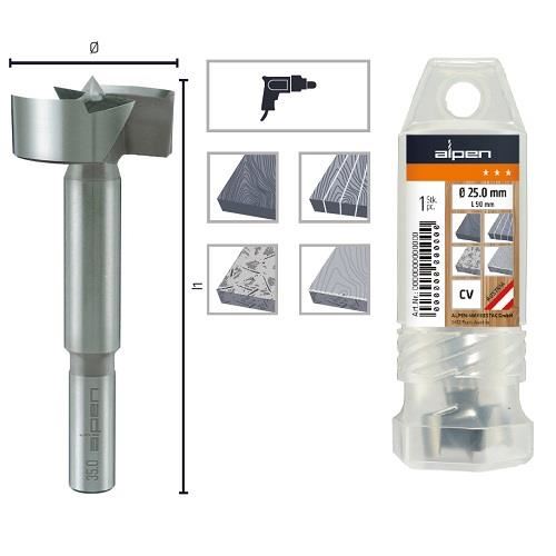 Freza pentru lemn, ALPEN CV,  16 mm