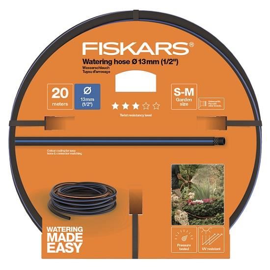 Furtun de gradina Fiskars Q3, 13 mm (1/2"), 20 m 