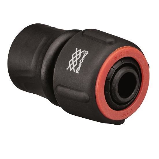 Conector furtun de gradina Fiskars 1054787, 19 mm (3/4'')