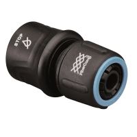 Conector furtun de gradina Fiskars AquaSTOP, 13 mm (1/2")